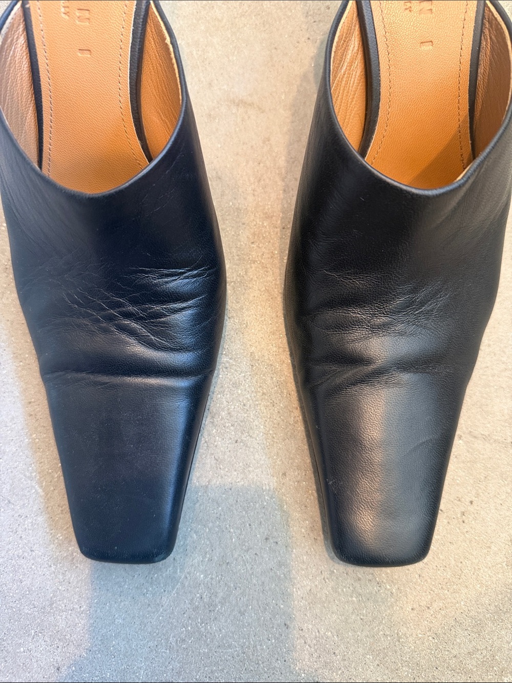 Marni black leather mules - Picture 3 of 7